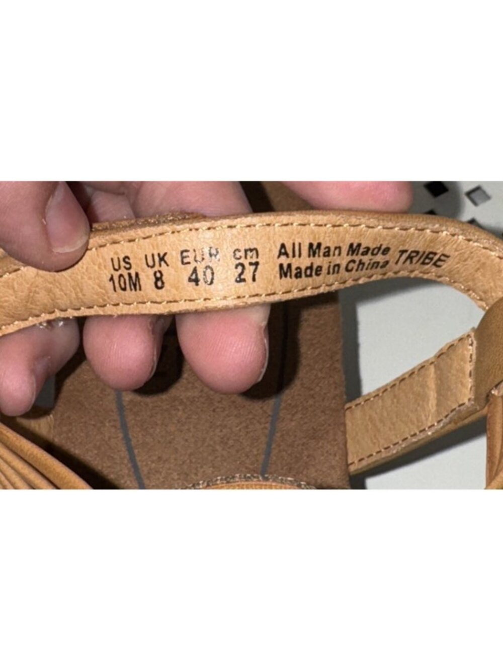 Naturalizer Tribe Womens Slingback Wedge Strappy Sandals Slides Size 10 M Brown - Picture 8 of 9